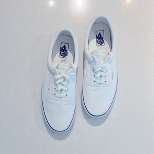Vans Era Sneaker Men’s Size 12 True White with Black Trim NWOT